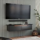 Ver imagem 7 de Rack Aparador Suspenso Flex com 2 Portas Flop Preto