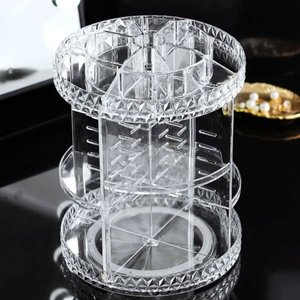 Organizador de Maquiagem Giratório em Acrílico