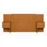 Painel Ripado Sampa com Criados Laterais e Extensão Ajustável para Cama Box Queen King ? Cinamomo - 2