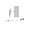 Guarda-Roupa Modulado 2 Portas 89cm Supreme Robel - 3