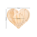 Ver imagem 2 de Kit Jogo Conjunto 6 Pires Pinus Coração P/ Xícaras Café