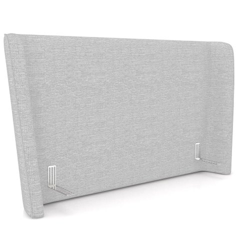 Cabeceira Cama Box King 195cm Nilo P05 Linho Cinza Claro - Lyam Decor
