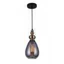 Ver imagem 1 de Pendente Than Fume 31cm E27 40w - Fo006s - Bella