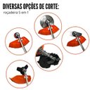 Ver imagem 6 de Roçadeira e Capinadeira 3HP 63cc Gasolina Importway IWRGER2T5X163 + Óleo Stihl 2T + Enxada Rotativa