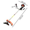 Ver imagem 2 de Roçadeira e Capinadeira 3HP 63cc Gasolina Importway IWRGER2T5X163 + Óleo Stihl 2T + Enxada Rotativa