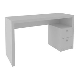 Mesa para Escritório Engrossurada 1,36m 2gav Me4130 Tecno Mobili - Branco - 5