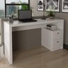 Mesa para Escritório Engrossurada 1,36m 2gav Me4130 Tecno Mobili - Branco - 1