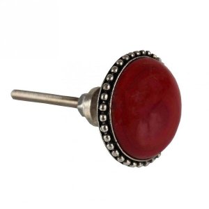 Puxador para Porta de Cerâmica e Metal 3cmx3cmx2cm Vênus Victrix