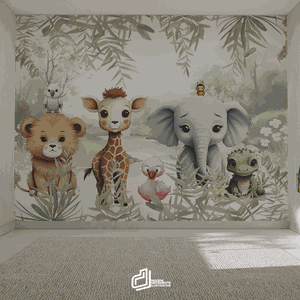 Painel Safari Aquarela-md06