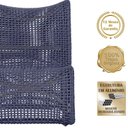 Ver imagem 3 de 1 Poltrona e Mesa Texas Alumínio Fendi Corda Náutica Trama Azul