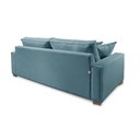 Ver imagem 3 de Sofá 2 e 3 Lugares Almofada Solta Linho Azul Helô 2m