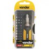 Jogo de bits/ponteiras com 38 peças encaixe sextavado 1/4" BP 209 Vonder - 2