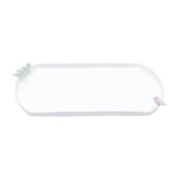 Prato para Bolo de Porcelana Bird 31,1cmx18,9cmx3,7cm Rojemac - 2