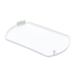 Prato para Bolo de Porcelana Bird 31,1cmx18,9cmx3,7cm Rojemac - 1