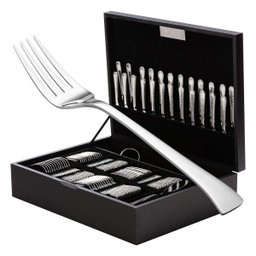 Faqueiro 101 Peças Inox com Estojo de Madeira Berna Wolff Rojemac - 1