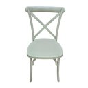 Ver imagem 3 de Kit 4 Cadeiras Paris Katrina Cross Empilhável Seat&co Fendi Assento Fendi Liso