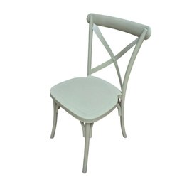 Kit 4 Cadeiras Paris Katrina Cross Empilhável Seat&co Fendi Assento Fendi Liso - 2