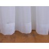 Cortina Luxo Gaze de Linho sem Forro 5,00x2,20 Sala e Quarto Branco - 2