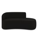 Ver imagem 5 de Sofá 3 Lugares Orgânico 180 Cm Morgan Suede Preto D03 - D’Rossi