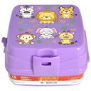 Ver imagem 1 de Lancheira Dupla com Divisória Infantil Roxa - LANC04 - KEITA Lancheira Dupla com Divisória Infantil