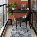 Ver imagem 5 de 2 Tapete Multiuso Antiderrapante Absorve 50x80 Js Fu Cor M51 - Cinza Claro Escuro Chumbo Grafite Pre