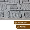 Ver imagem 4 de 2 Tapete Multiuso Antiderrapante Absorve 50x80 Js Fu Cor M51 - Cinza Claro Escuro Chumbo Grafite Pre