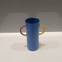 Ver imagem 5 de Vaso Decorativo Cachepô Enfeite Casa Metal 15x11x11cm Azul