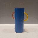 Ver imagem 4 de Vaso Decorativo Cachepô Enfeite Casa Metal 15x11x11cm Azul