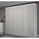 Ver imagem 1 de Guarda Roupa 6 Portas 6 Gavetas São Carlos - Leifer Móveis - Branco