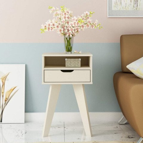 Mesa de Apoio 1 Gaveta e Nicho Vip Artely