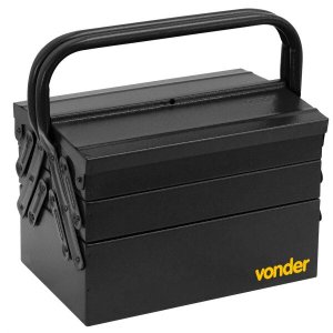 Caixa metálica para ferramentas com 5 gavetas 30 cm x 19 cm x 20 cm Vonder