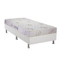 Ver imagem 1 de Cama Box Solteiro: Colchão Espuma D45 Luckspuma Gran Luck Floral Pró Saúde + Base CRC Courano