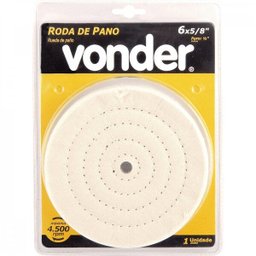 Roda de pano para polimento 6" Vonder - 2