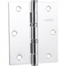 Dobradiça 3.1/2" com anel rolamento cromada com 3 peças Vonder - 1