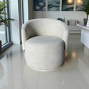 Ver mais imagens de Poltrona Decorativa Beatriz Orgânica Bouclé Bege