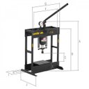 Ver imagem 1 de Prensa hidráulica 10 toneladas Vonder