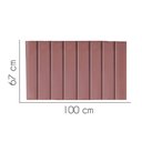 Ver imagem 2 de Painel Estofada Carla 100cm Solteiro para Cama Box Quarto Suede Rose Gold - Gat Magazine