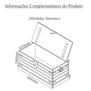 Ver imagem 6 de Baú Multiuso Caixa Lenha Imperial Móveis Mpo