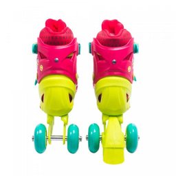 Patins Roller Tri/Inline Turma Da Mônica Magali Tamanho M 33-36 Bel Fix - 6