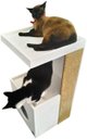 Ver imagem 1 de Arranhador para Gatos Antares em MDF Branco 15mm e Sisal