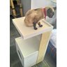Arranhador para Gatos Antares em MDF Branco 15mm e Sisal - 7