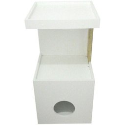 Arranhador para Gatos Antares em MDF Branco 15mm e Sisal - 3