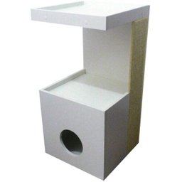 Arranhador para Gatos Antares em MDF Branco 15mm e Sisal - 2