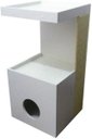 Ver imagem 2 de Arranhador para Gatos Antares em MDF Branco 15mm e Sisal