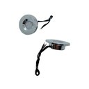 Ver imagem 1 de Led De Embutir Redondo Diametro 52 Mm 4 Leds Luz Amarela (Quente) Cromado Base Hs