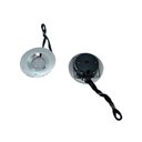 Ver imagem 2 de Led De Embutir Redondo Diametro 52 Mm 4 Leds Luz Amarela (Quente) Cromado Base Hs