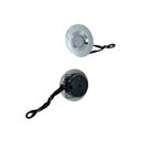 Ver imagem 3 de Led De Embutir Redondo Diametro 52 Mm 4 Leds Luz Amarela (Quente) Cromado Base Hs