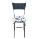 Ver imagem 3 de 2 Cadeiras Cinza para Cozinha Viena:Floral Branco