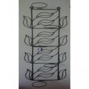 Ver imagem 3 de Suporte Ferro Plantas Folhas Preto 5 Vasos