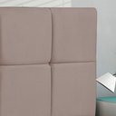 Ver imagem 3 de Cabeceira Roma para Cama Box Solteiro 90 Cm Suede - D’Rossi Cinza
